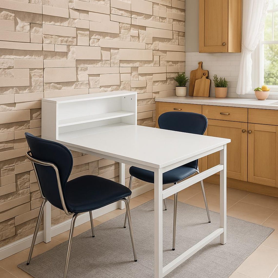 Foldable Wall-Mounted Table, Multi-Functional Folding Table