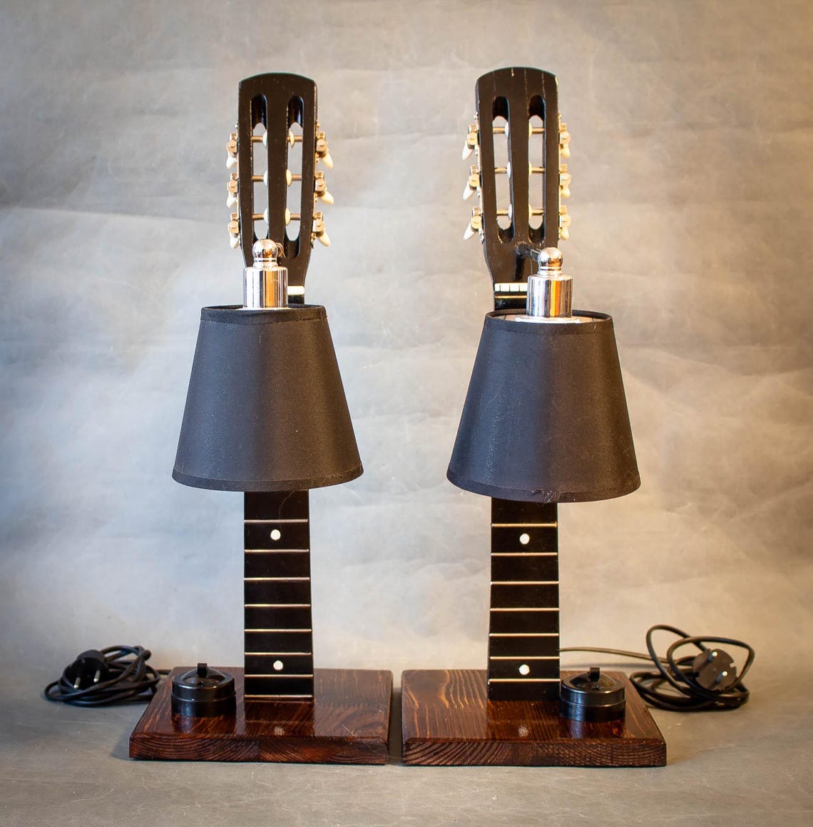Handmade Guitar Neck Table Lamps